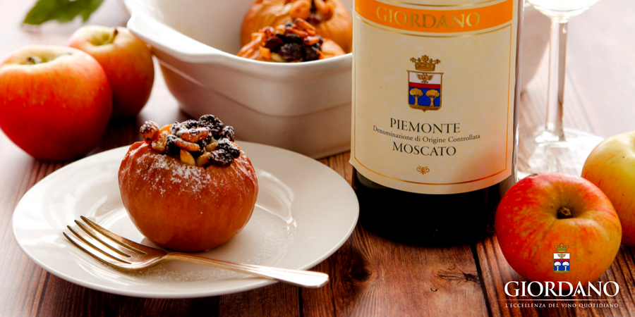 Gefüllte Bratäpfel mit Moscato-Wein Gefüllte Bratäpfel mit Moscato-Wein