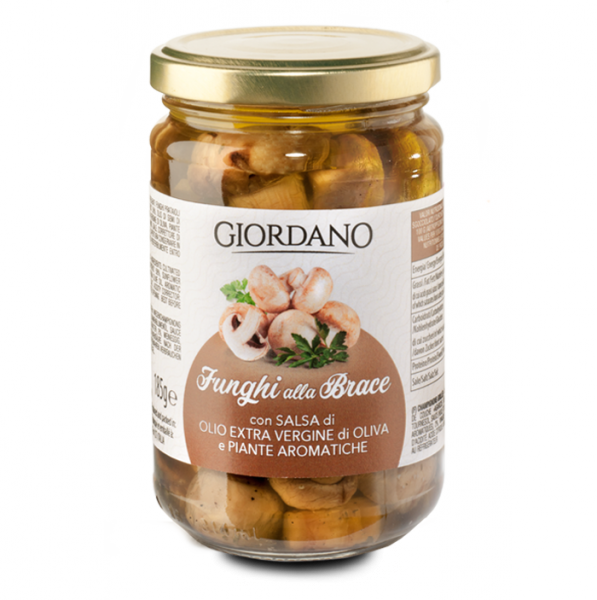 Gegrillte Pilze